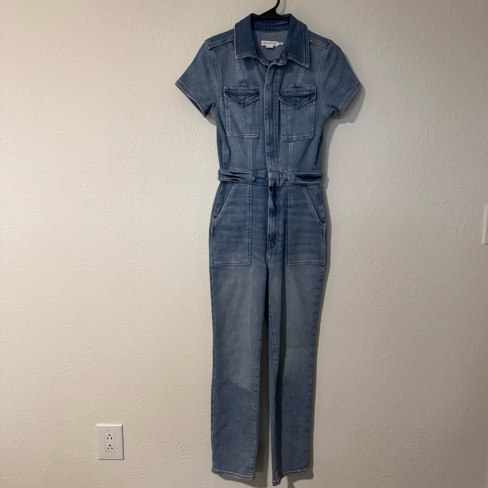 Good American Demin Jumpsuit Blue Size S